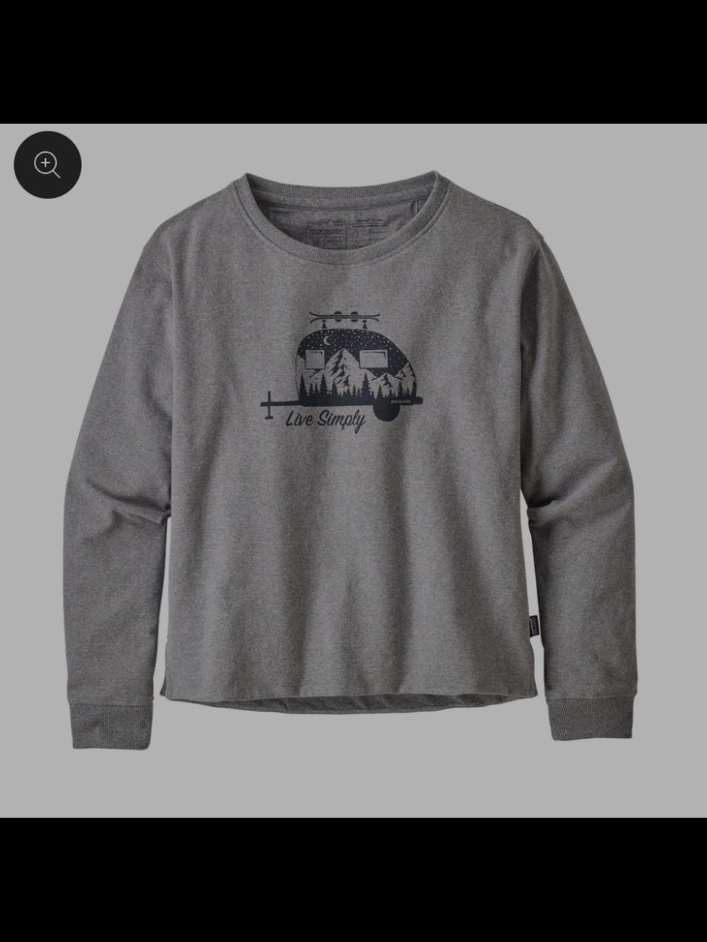Patagonia Live Simply Camper Trailer Uprisal Crew Sweatshirt,M